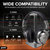 DJX-500 Professional DJ Headphones Wired Silver