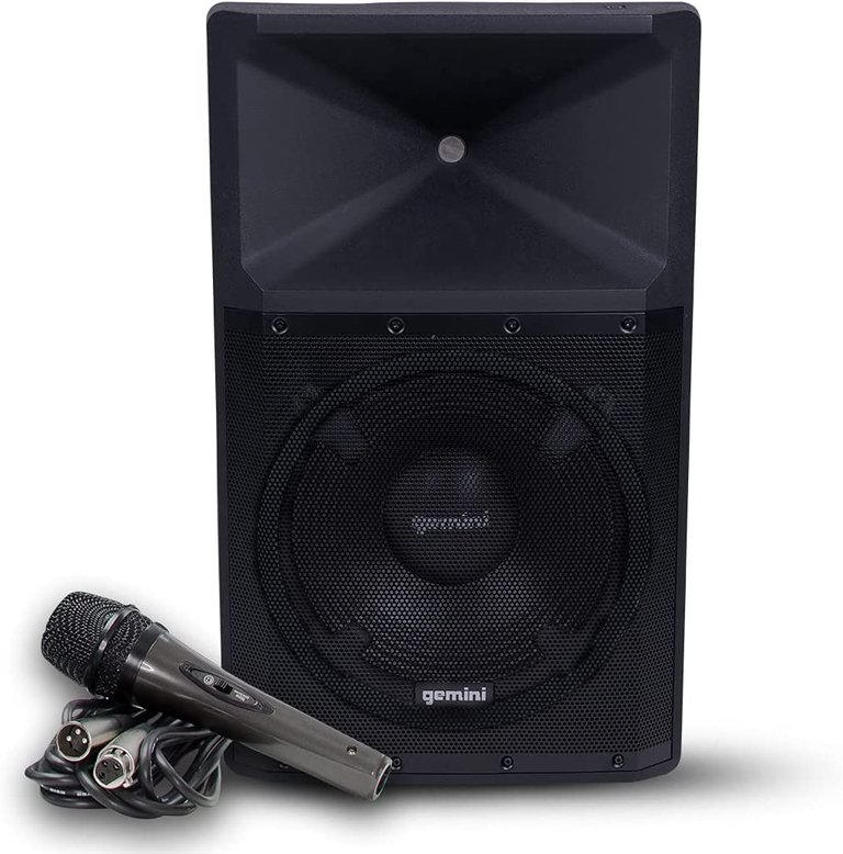 GSP-2200 15" 2200 Watt Ultra Powerful Bluetooth Peak Speaker With Built-In Media Player - Black