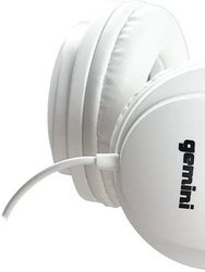 Professional DJ Headphone - 40mm Dynamic Drivers- White - White