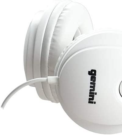 Gemini Professional DJ Headphone - 40mm Dynamic Drivers- White product
