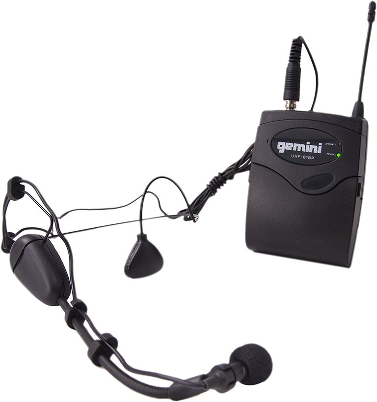 Single channel UHF Wireless system - Headset/Lavalier- 537.2MHz - Black