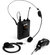 UHF Wireless Hands Free Microphone System - Black
