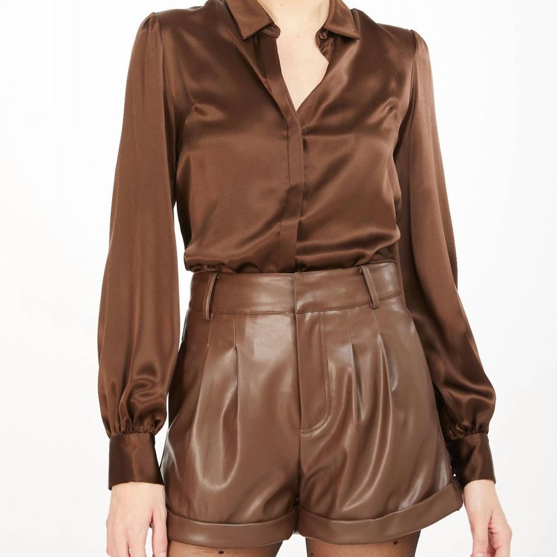 Shop Generation Love Maxwell Blouse In Brown