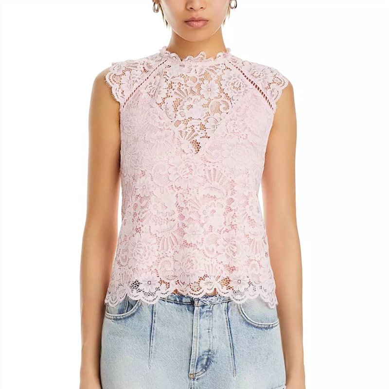 Generation Love Steffina Lace Top In Pink