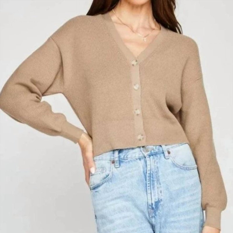 Gentle Fawn Orville Cardigan In Loden In Brown