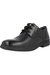 Geox Boys Federico Leather School Shoes (Black) - Black