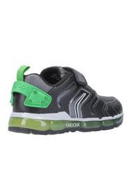 Black/Green Android B Touch Fastening Sneaker (Black/Green) |