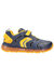 Geox Boys J Android B Touch Fastening Sneaker (Navy/Dark Yellow)