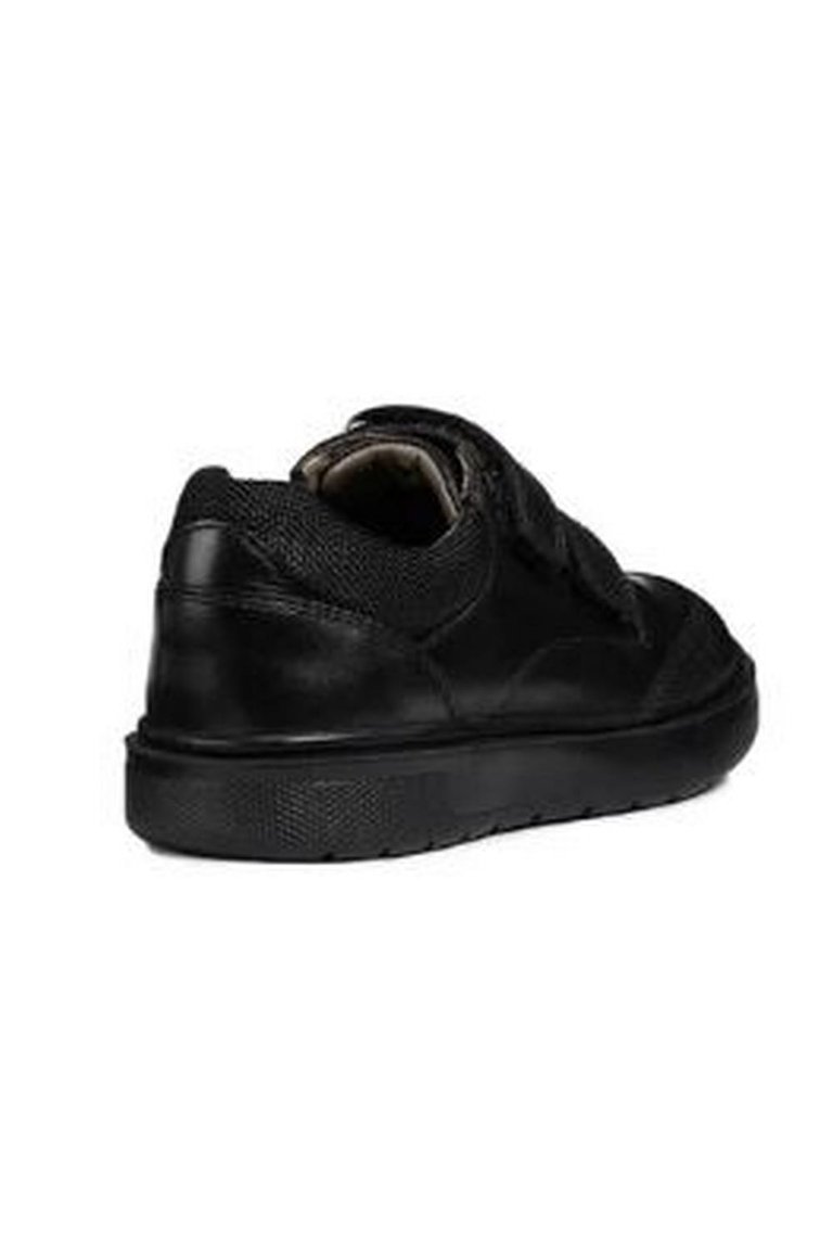 Pasado Perjudicial proteger Geox Black Boys J Riddock Touch Fastening Leather Shoe (Black) | Verishop