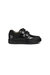Geox Boys Leather Riddock Touch Fastening Shoe (Black)