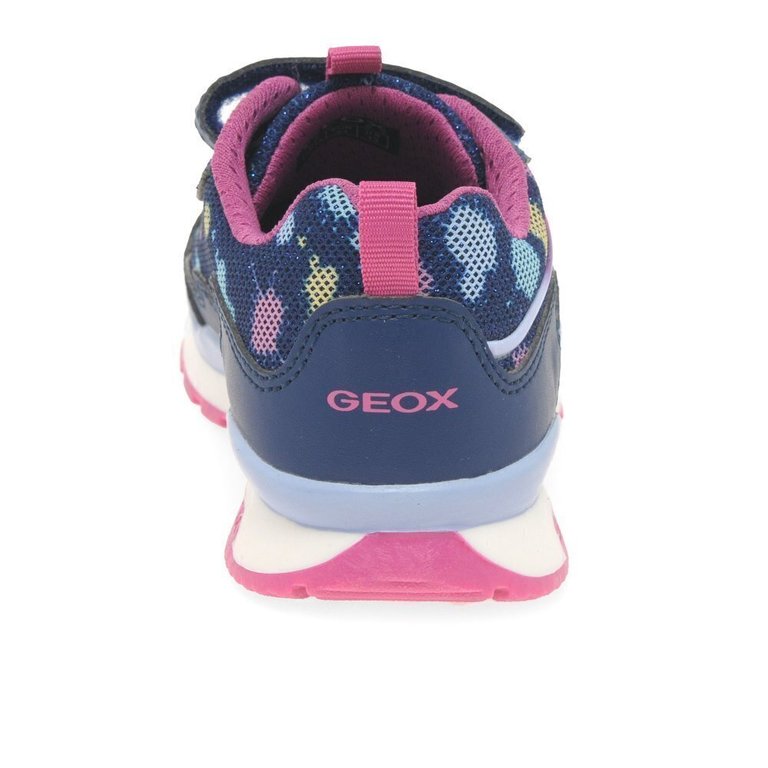Geox Girls Pavel Sneakers (Navy/Red)