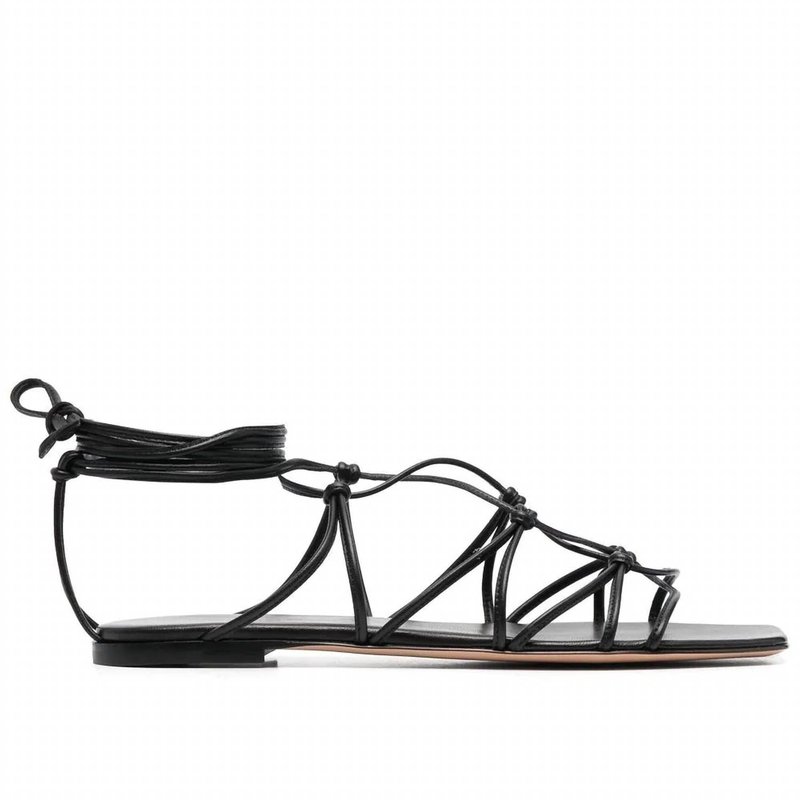 GIANVITO ROSSI MINAS 05 LACE-UP SANDALS