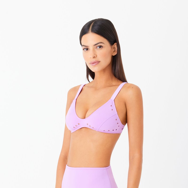 Shop Gigi C Bikinis Abby Skirt Final Sale In Purple