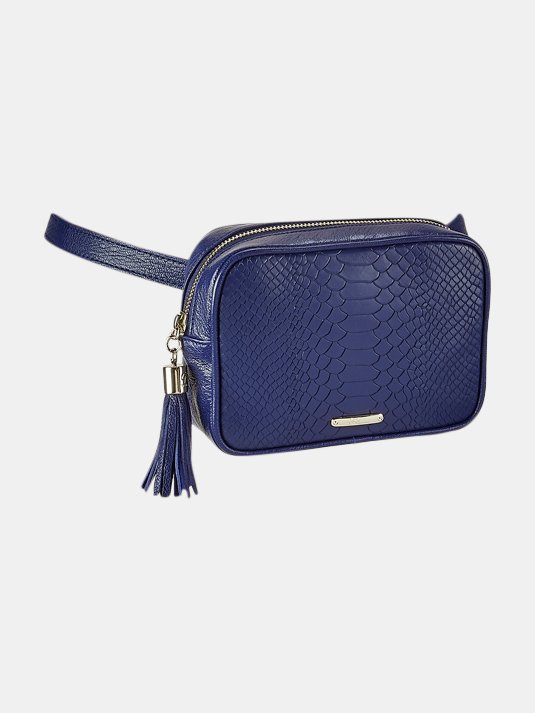 Shop Gigi New York Kylie Belt Bag In Blue