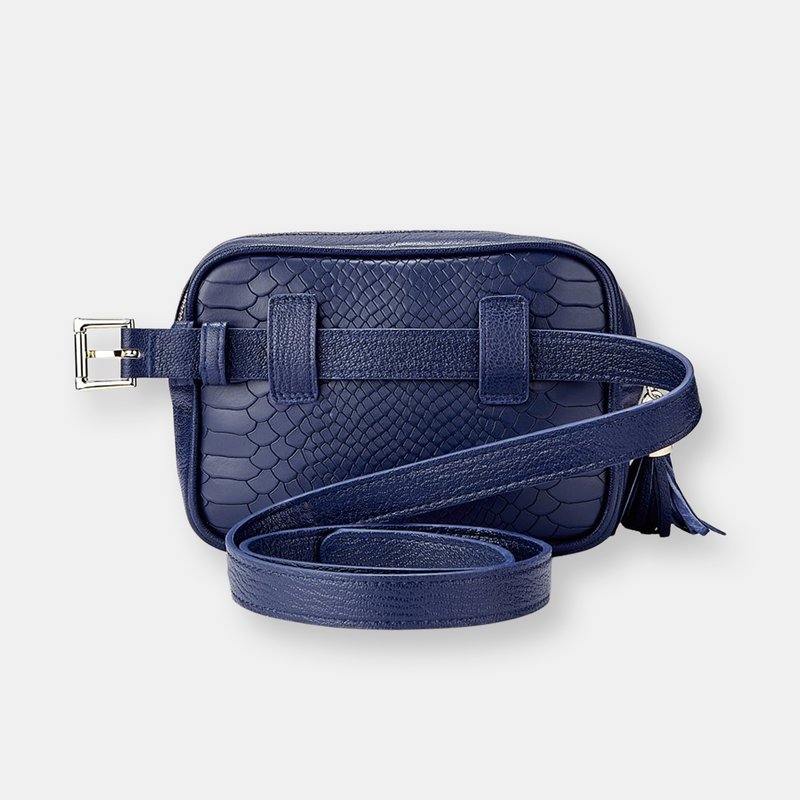 Shop Gigi New York Kylie Belt Bag In Blue
