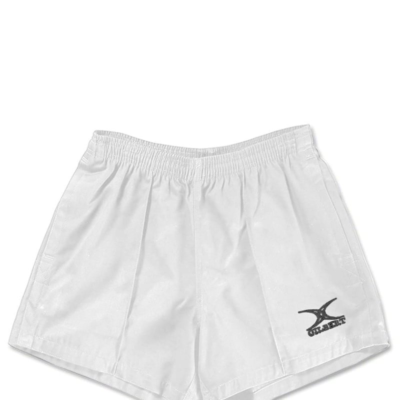 Shop Gilbert Rugby Mens Kiwi Pro Rugby Shorts (white)
