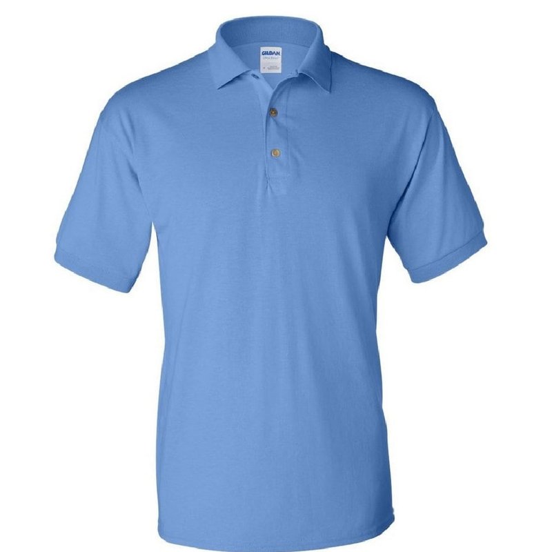 Shop Gildan Adult Dryblend Jersey Short Sleeve Polo Shirt (carolina Blue)