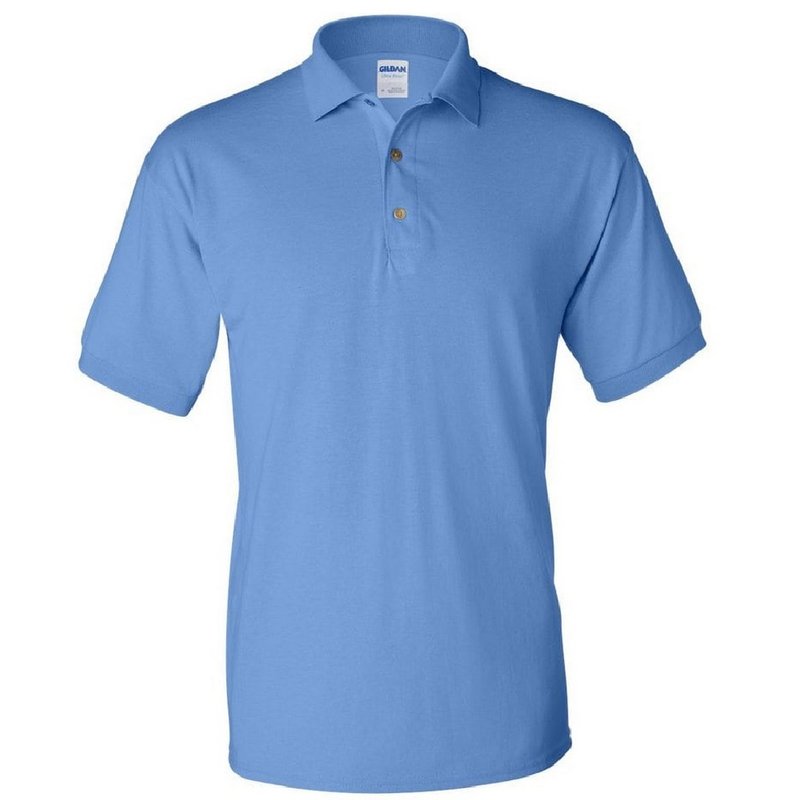 Gildan Adult Dryblend Jersey Short Sleeve Polo Shirt (carolina Blue)