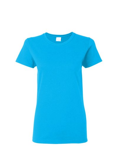 Gildan Gildan Ladies/Womens Heavy Cotton Missy Fit Short Sleeve T-Shirt (Heather Sapphire) product
