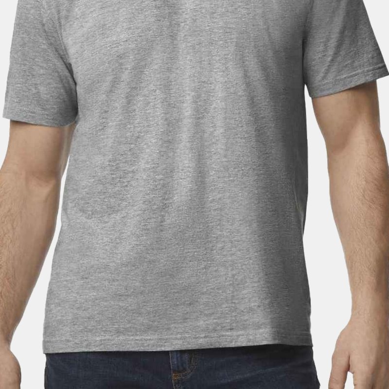 Gildan Mens Midweight Soft Touch T-shirt (sports Grey)