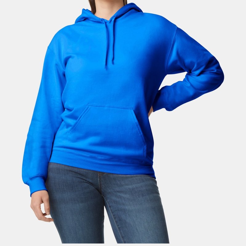 Gildan Unisex Adult Softstyle Fleece Midweight Hoodie (royal Blue)