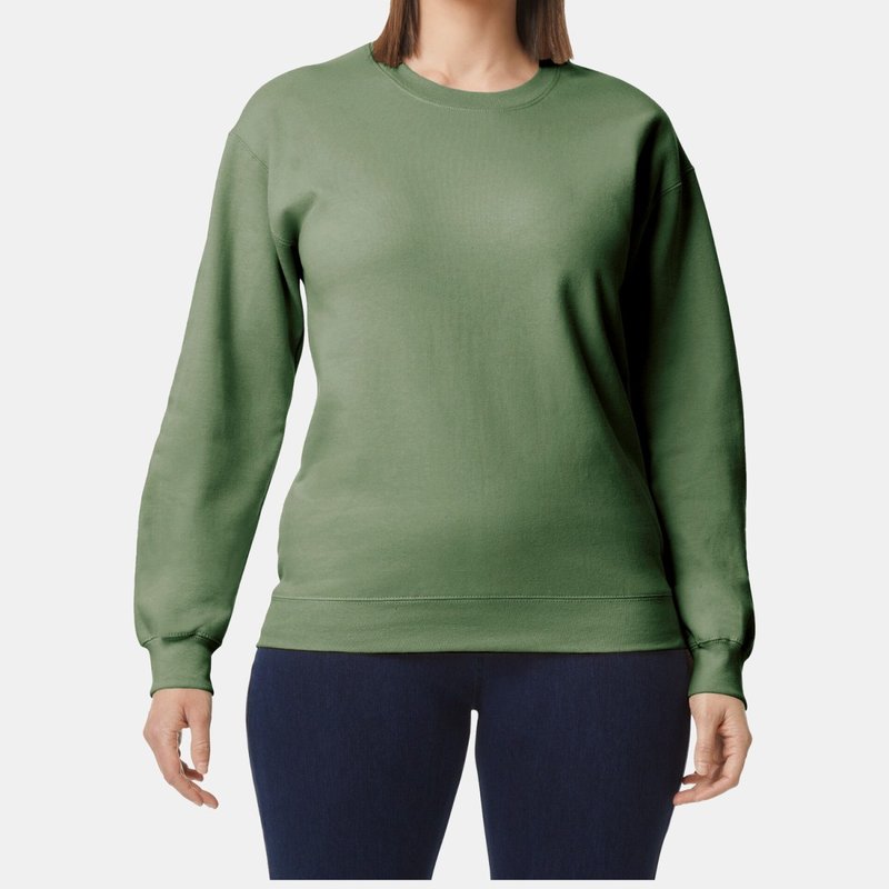Gildan Unisex Adult Softstyle Fleece Midweight Pullover (military Green)