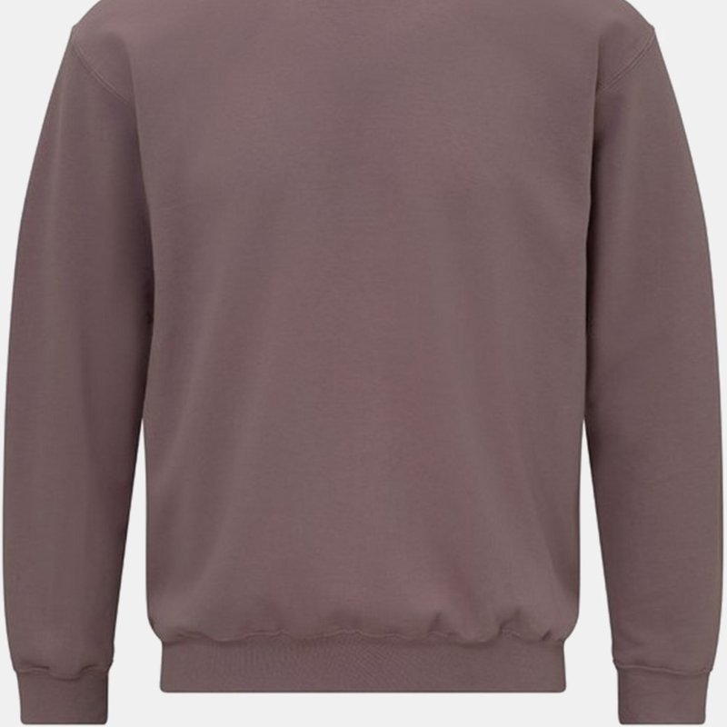 Gildan Unisex Adult Softstyle Fleece Midweight Sweatshirt (paragon) In Purple