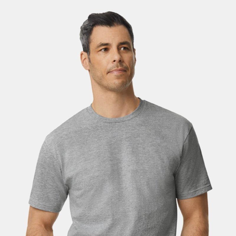 Gildan Unisex Adult Softstyle Midweight T-shirt (sports Grey)
