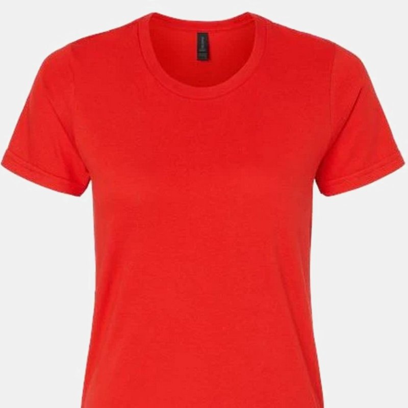 Gildan Womens/ladies Softstyle Midweight T-shirt (red)
