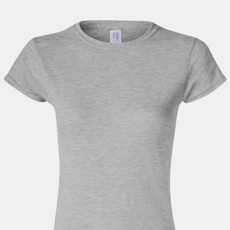 Gildan Womens/ladies Softstyle Midweight T-shirt (sports Grey)