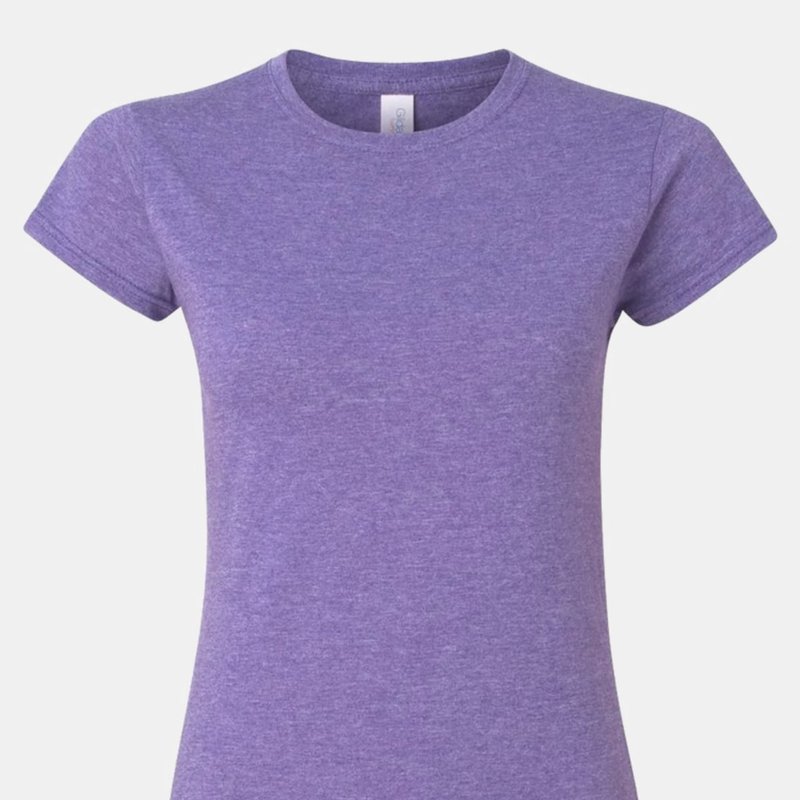 Gildan Womens/ladies Softstyle Midweight T-shirt (violet) In Purple