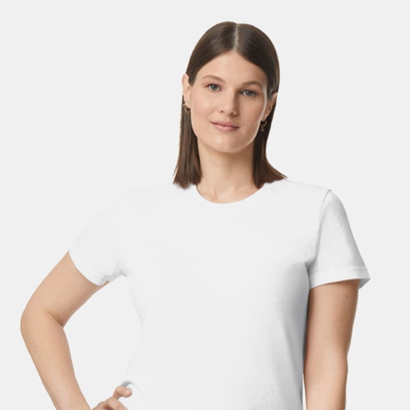 Gildan Womens/ladies Softstyle Plain Midweight T-shirt (white)