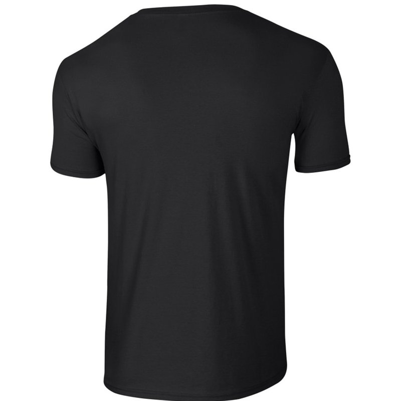 Shop Gildan Mens Short Sleeve Soft-style T-shirt (black)