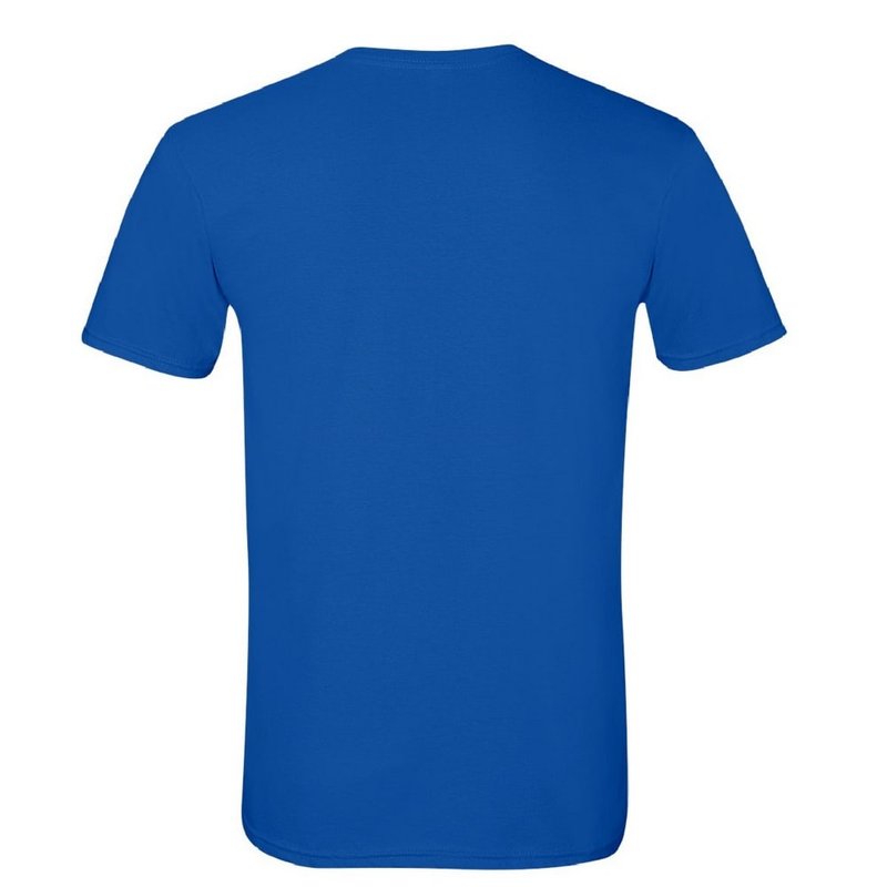 Shop Gildan Mens Short Sleeve Soft-style T-shirt (royal) In Blue