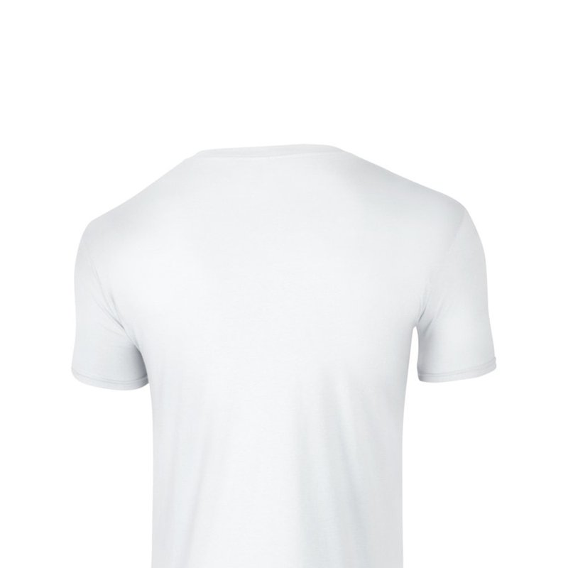 Shop Gildan Mens Short Sleeve Soft-style T-shirt (white)