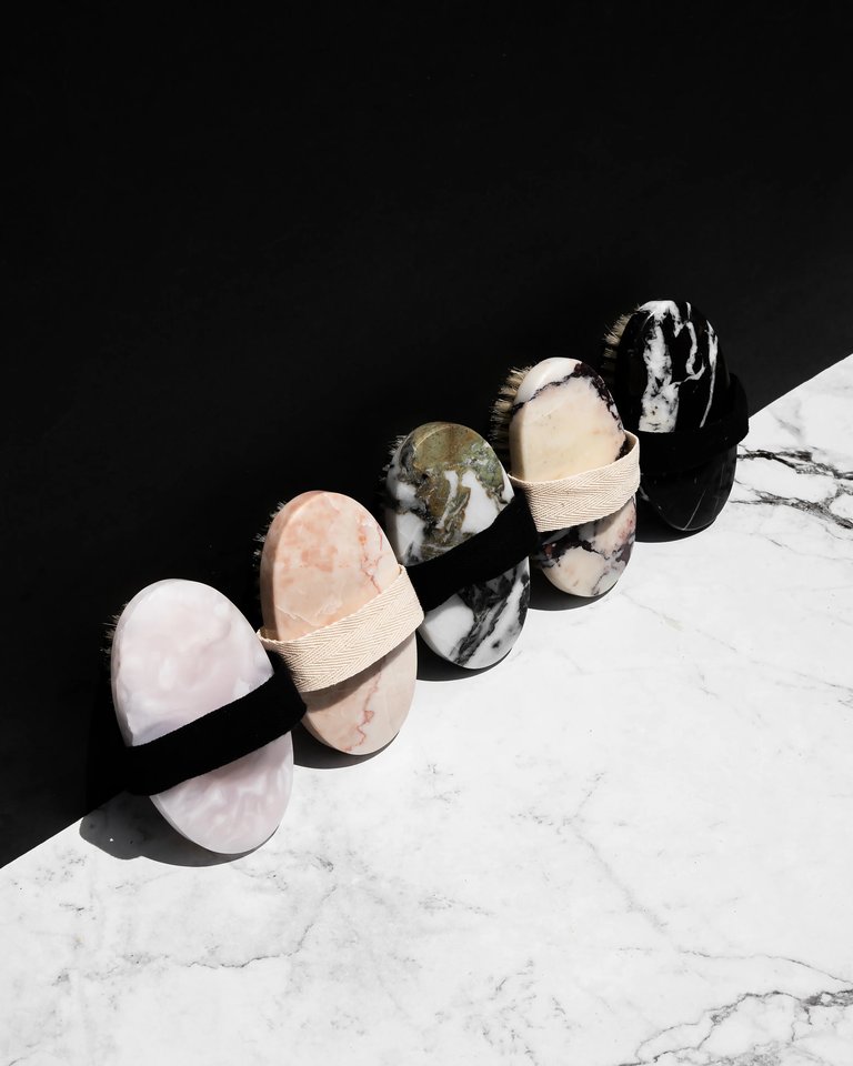 The Marble Body Brush™ - Pink Marble