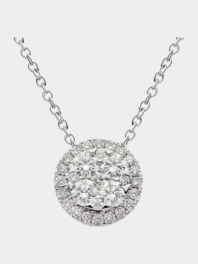 GILI Jewels Round Diamond Illusion Pendant product