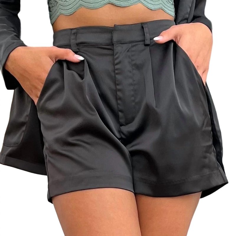 Shop Glam All Of The Lights Shorts In Black
