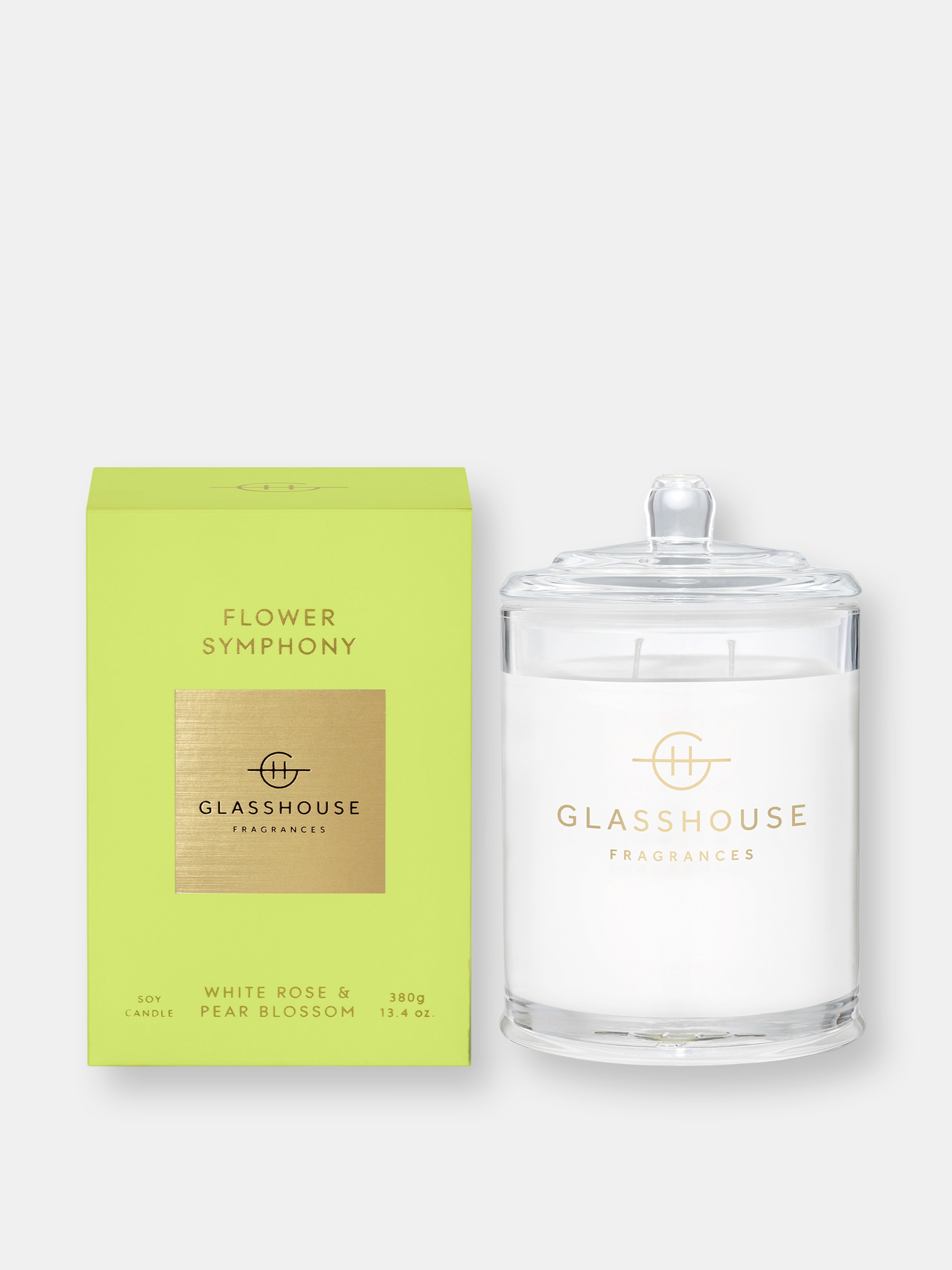 Glasshouse Fragrances Flower Symphony 13.4oz Triple Scented Soy Candle