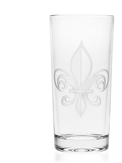 Godinger 44807 12 Oz Fleur De Lis Highball Glass- Set Of 4 product