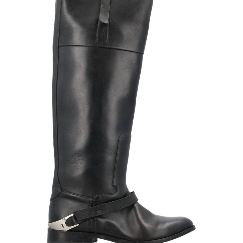 Shop Golden Goose Women's Charlie Leather Boot In Black