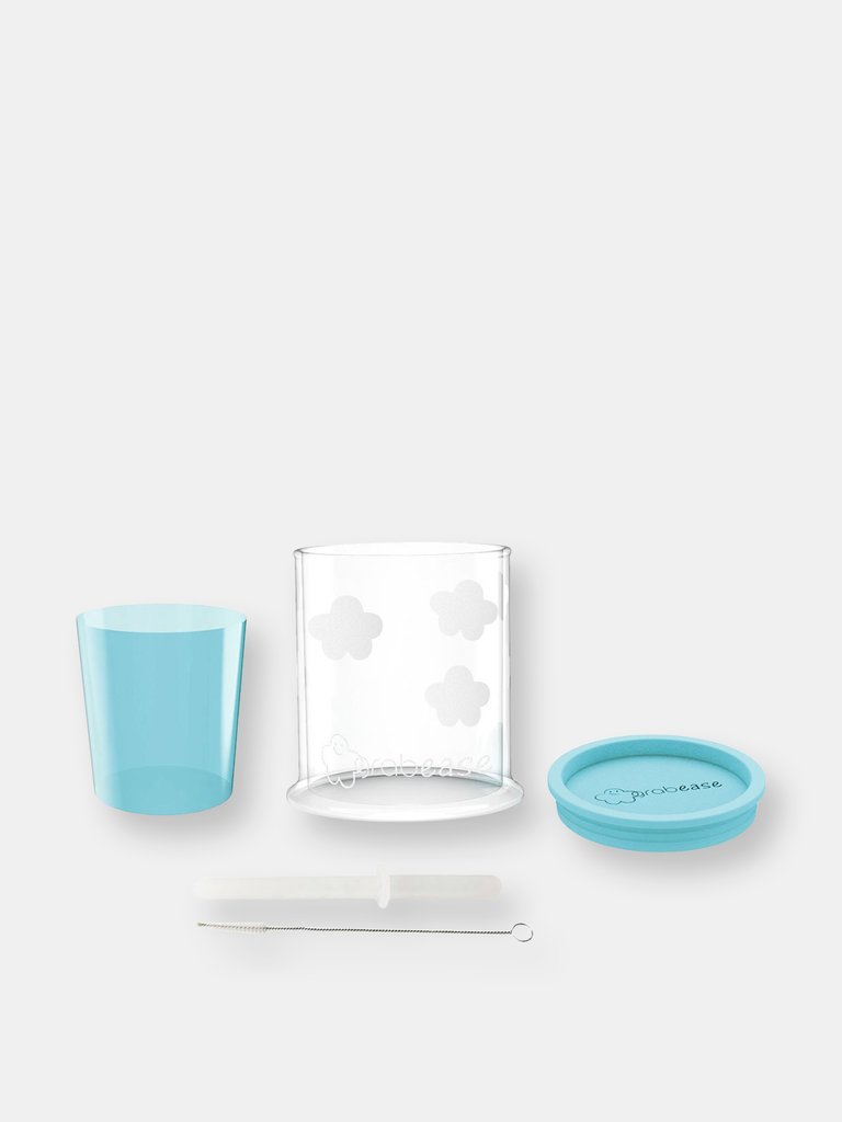 Spoutless Sippy & Straw Convertible Cup Set - Teal My Heart