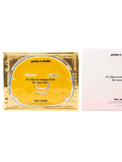grace & stella anti-wrinkle + energizing face masks (6-Pcs) product