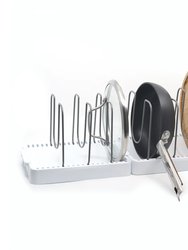 Cookware Organizer Rack To Hold Pots, Pans, Lids, Cutting Boards, Trays And Sheets