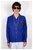 'Arenas' Camp Collar Blue Stripe Long Sleeve Shirt - Blue