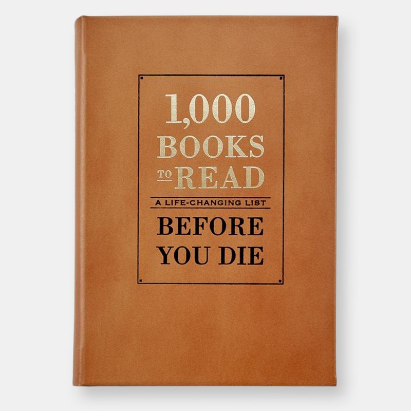 Graphic Image 1,000 Books To Read Before You Die In Brown