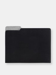 Carlo File Folder - Black