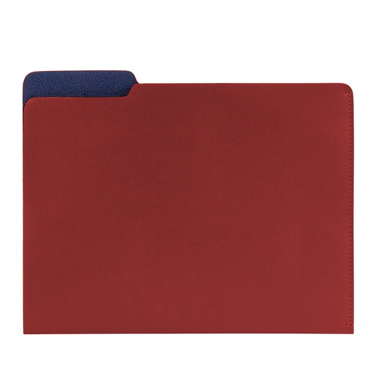 Carlo File Folder - Red