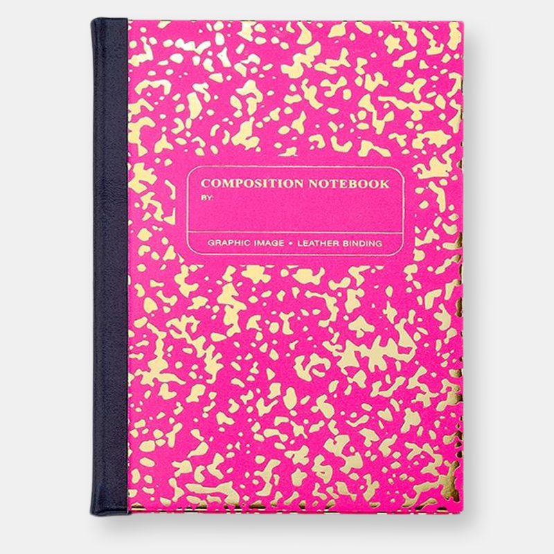 Graphic Image Composition Notebook In Pink
