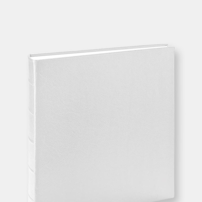 Graphic Image Large Bound Album In White